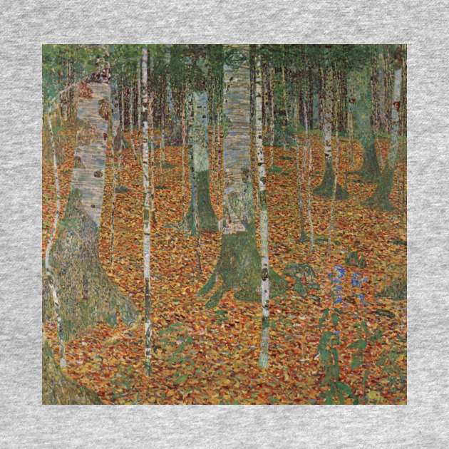 Birch Forest by Gustav Klimt by MasterpieceCafe